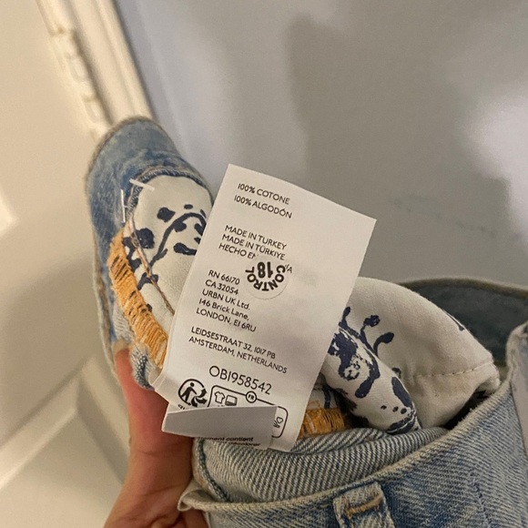 We The Free Light Blue Wide Leg Jeans 26 - Picture 15 of 15